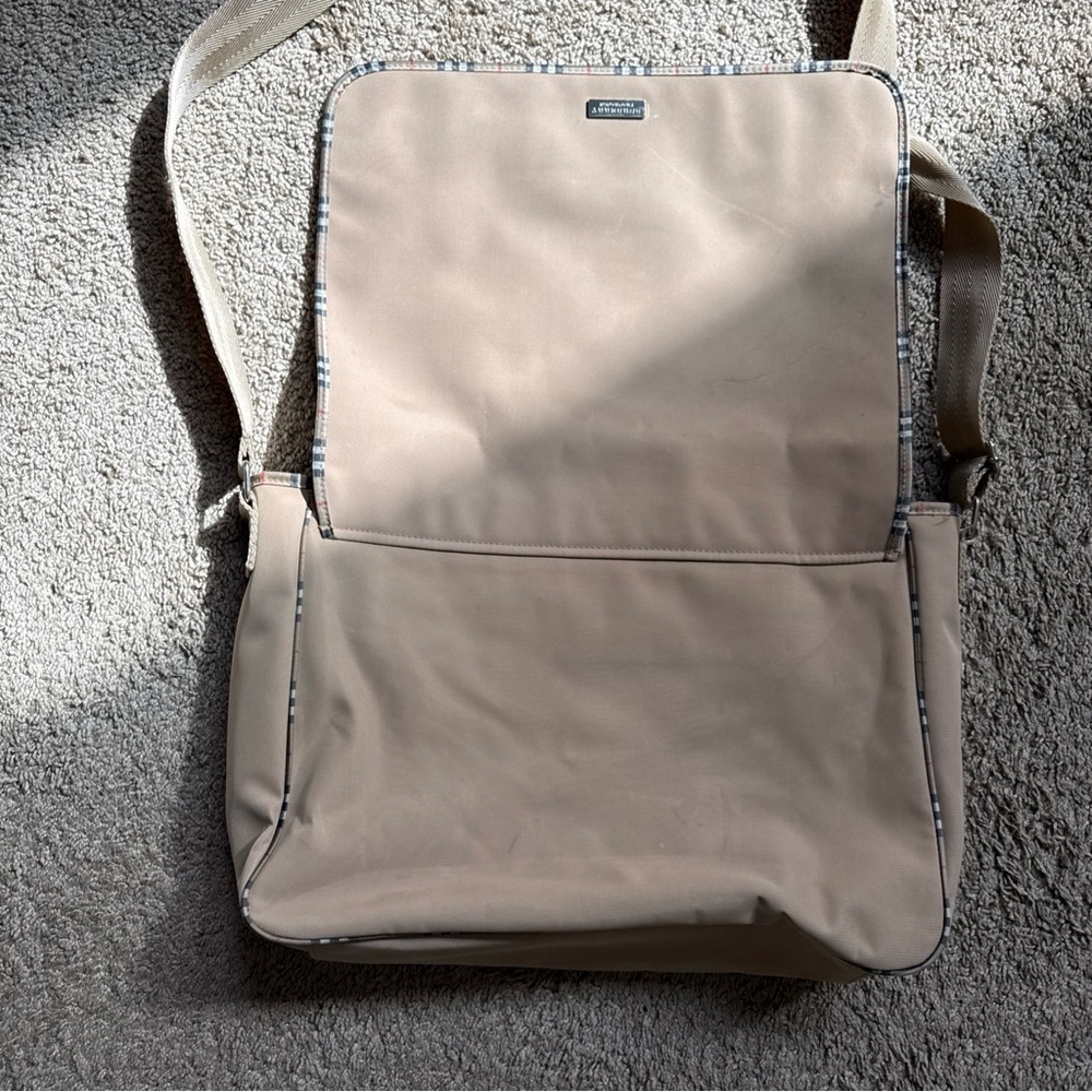 Burberry Beige Canvas Laptop Bag - Picture 9 of 12